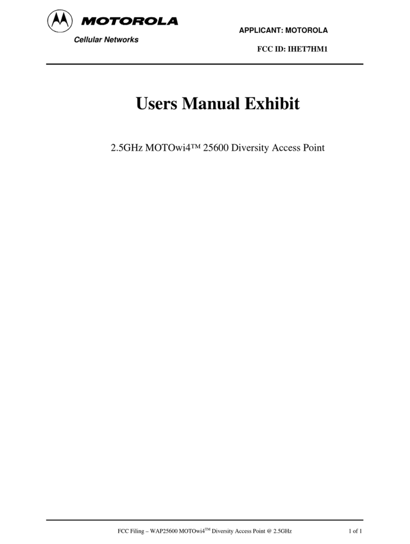 Motorola MOTOwi4 25600 Manual
