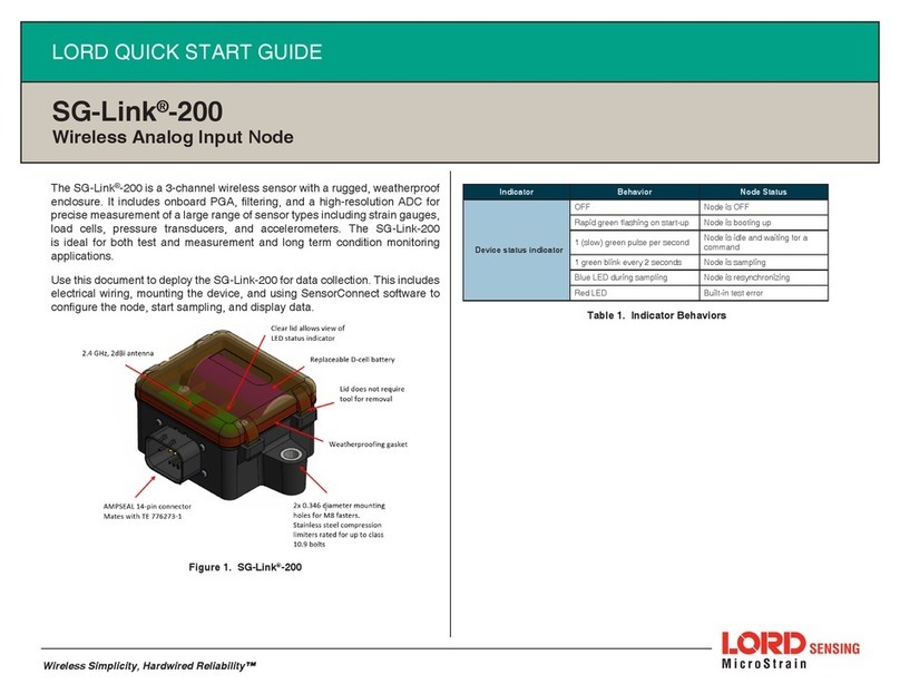 LORD SG-Link-200 quick start guide