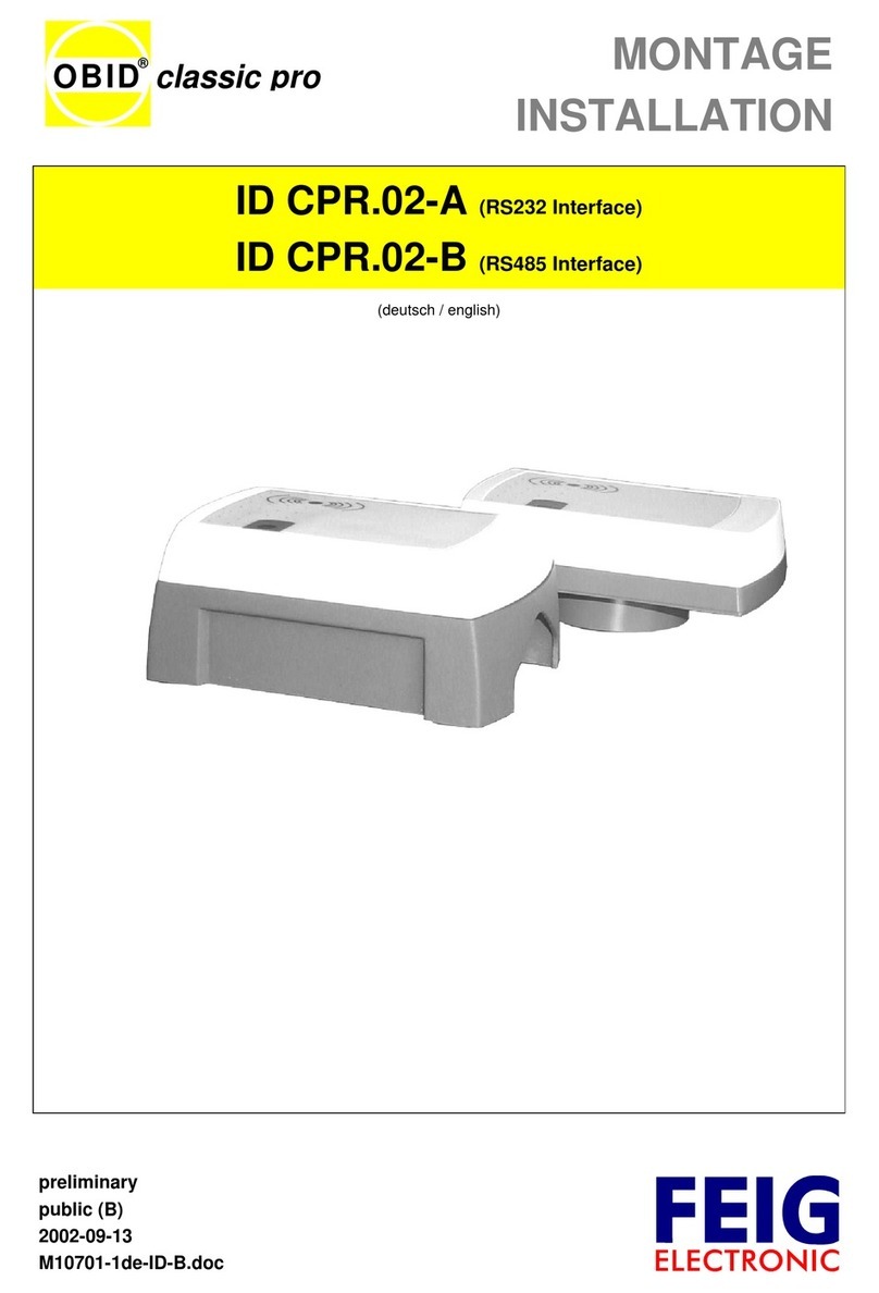 Feig Electronic ID CPR.02-A Installation