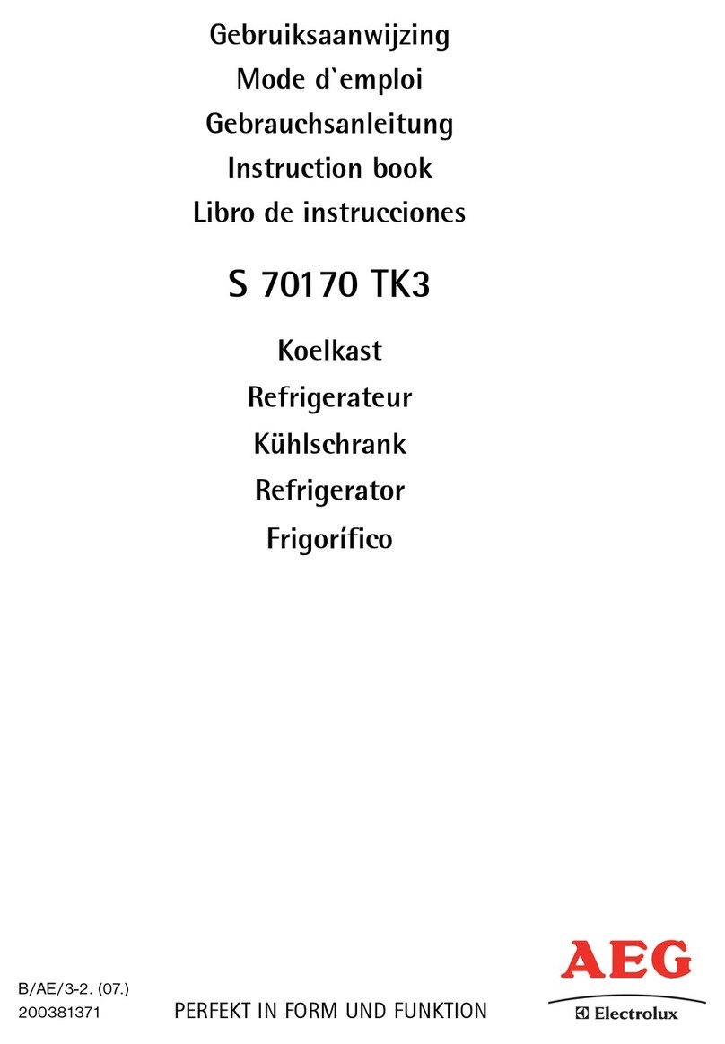 AEG S 70170 TK3 User manual