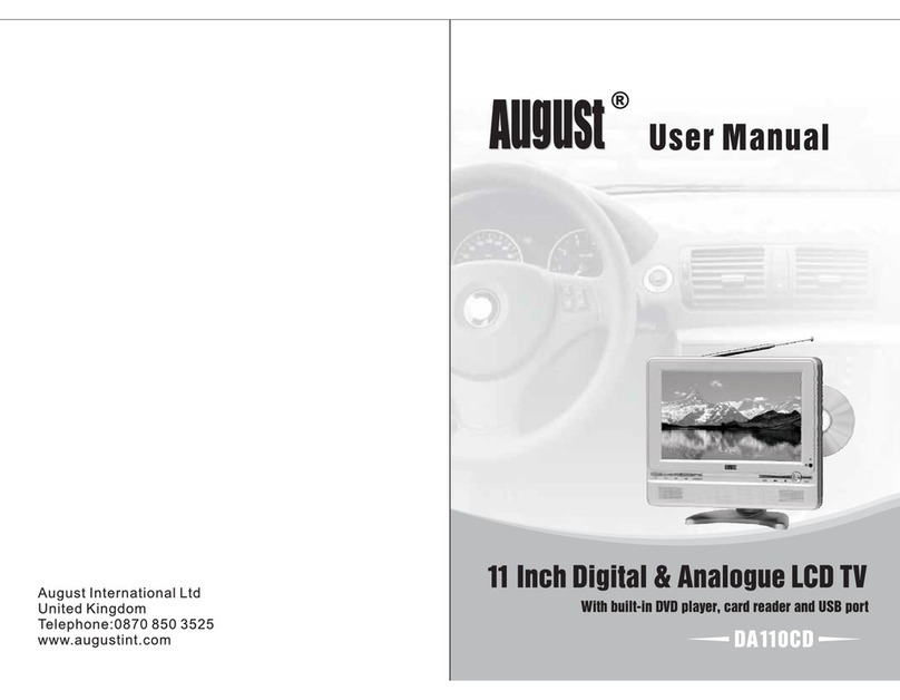 August DA110CD User manual