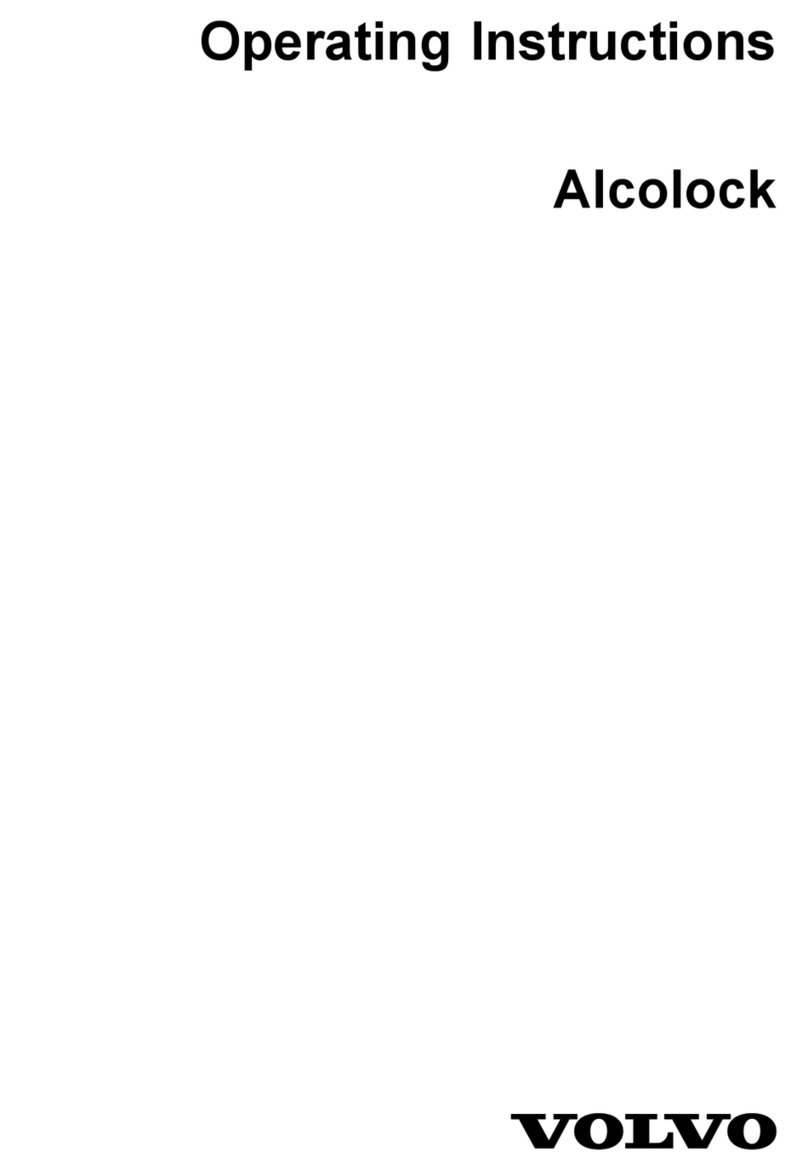 Volvo Alcolock operating instructions