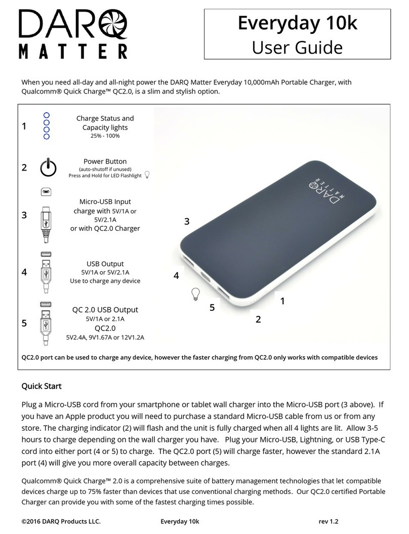 DARQ Matter Everyday 10k User manual