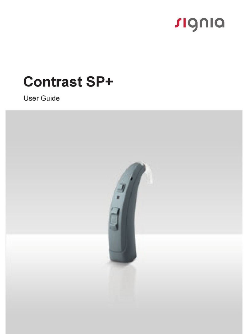signia Contrast SP+ User manual