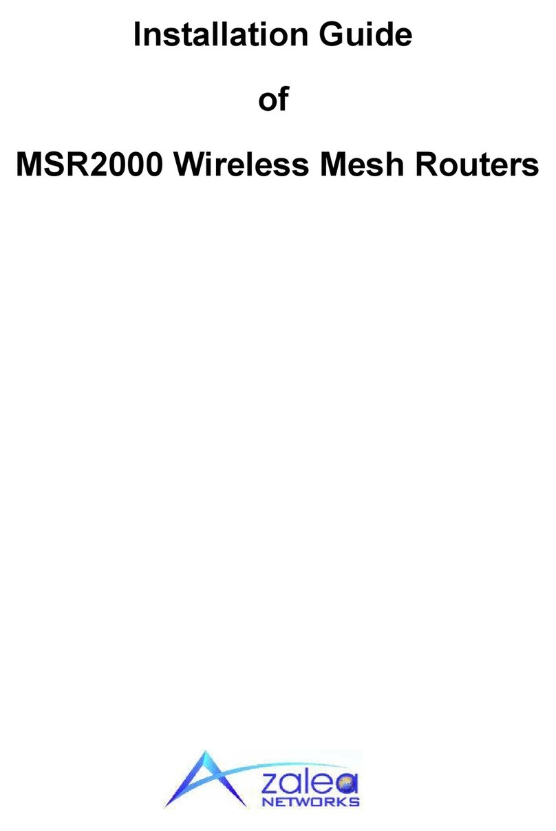 Azalea Networks MSR2000 User manual
