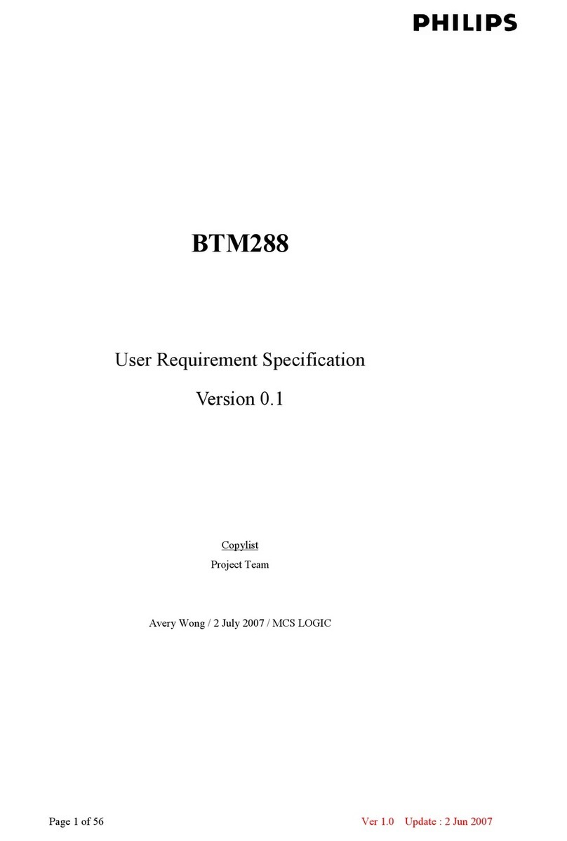 Philips BTM288 User manual