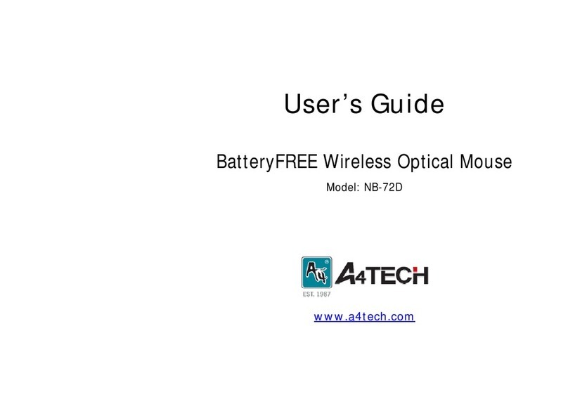 A4Tech BatteryFREE NB-72D User manual