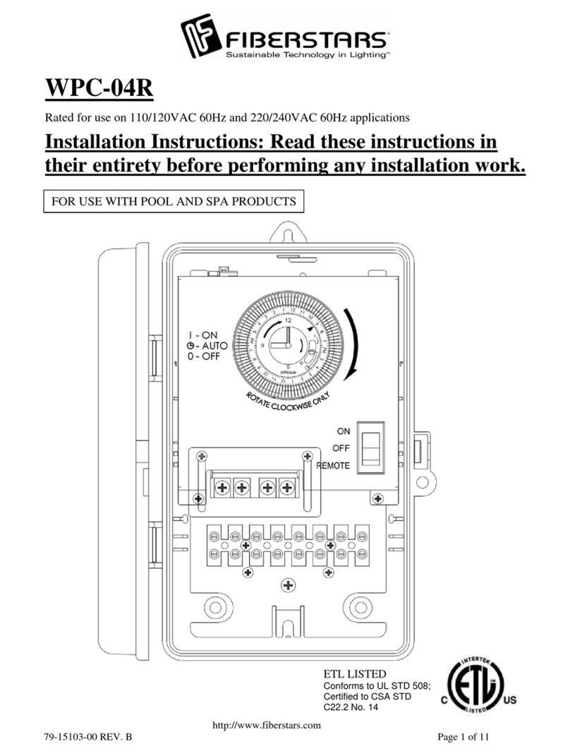 Fiberstars WPC-04R installation instructions