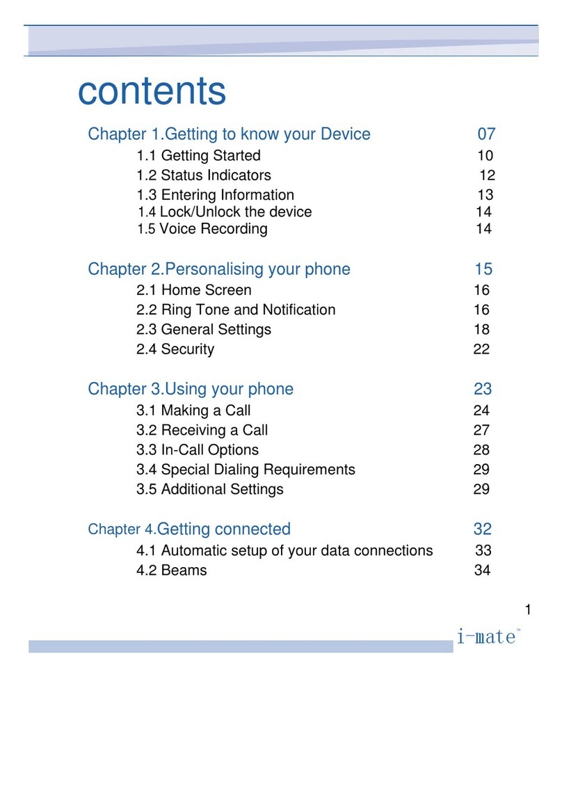 i-mate I306SP User manual