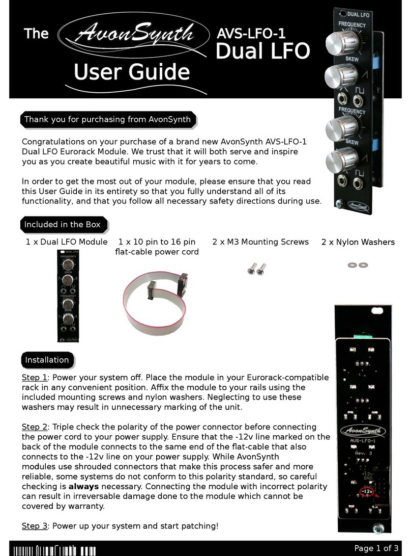 AvonSynth AVS-LFO-1 user guide