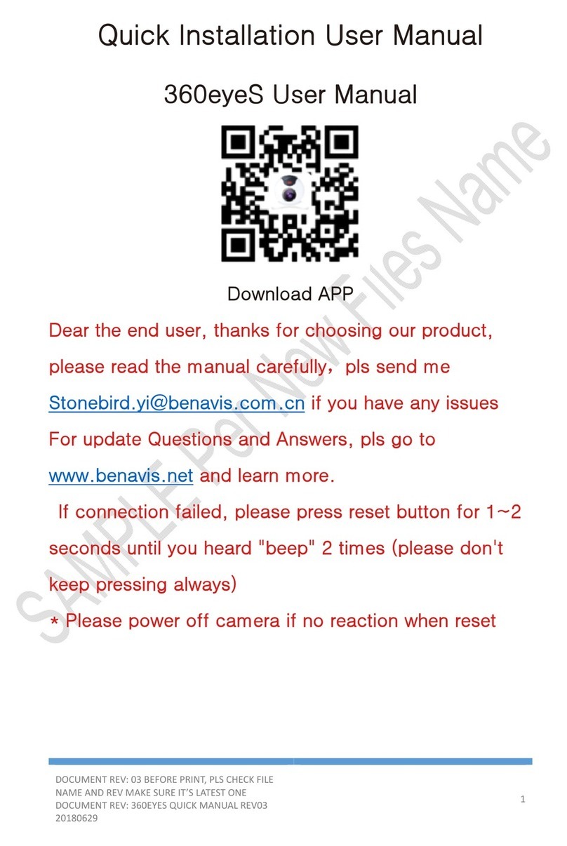 Benavis 360eyeS Quick installation & user manual