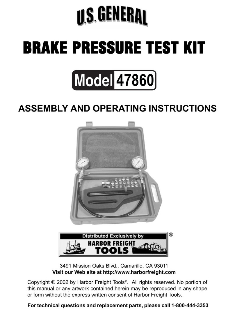 U.S. General 47860 Assembly and operating instructions
