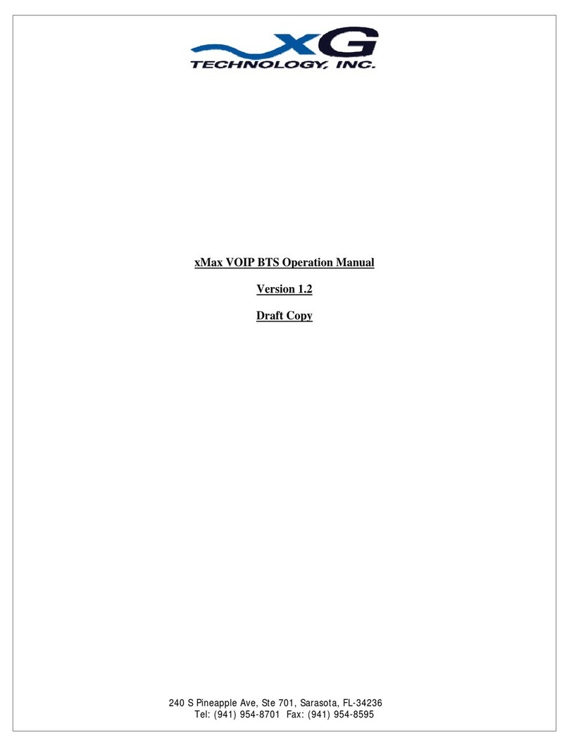xG Technology xMax Operation manual