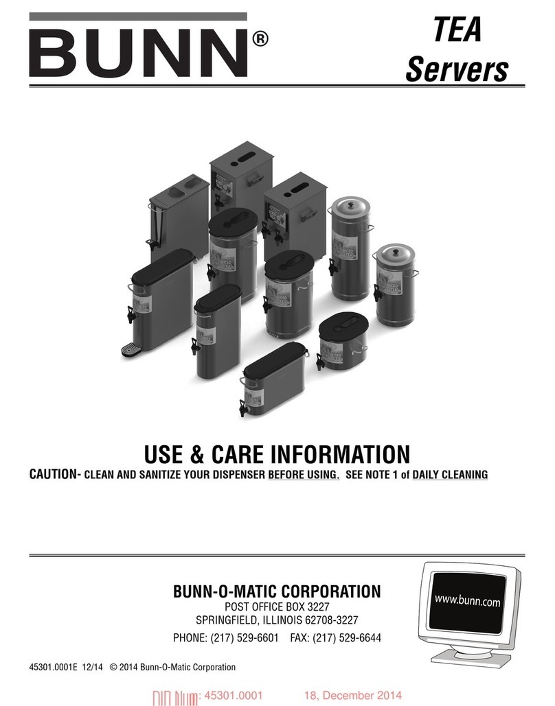 Bunn TD4 Owner's manual