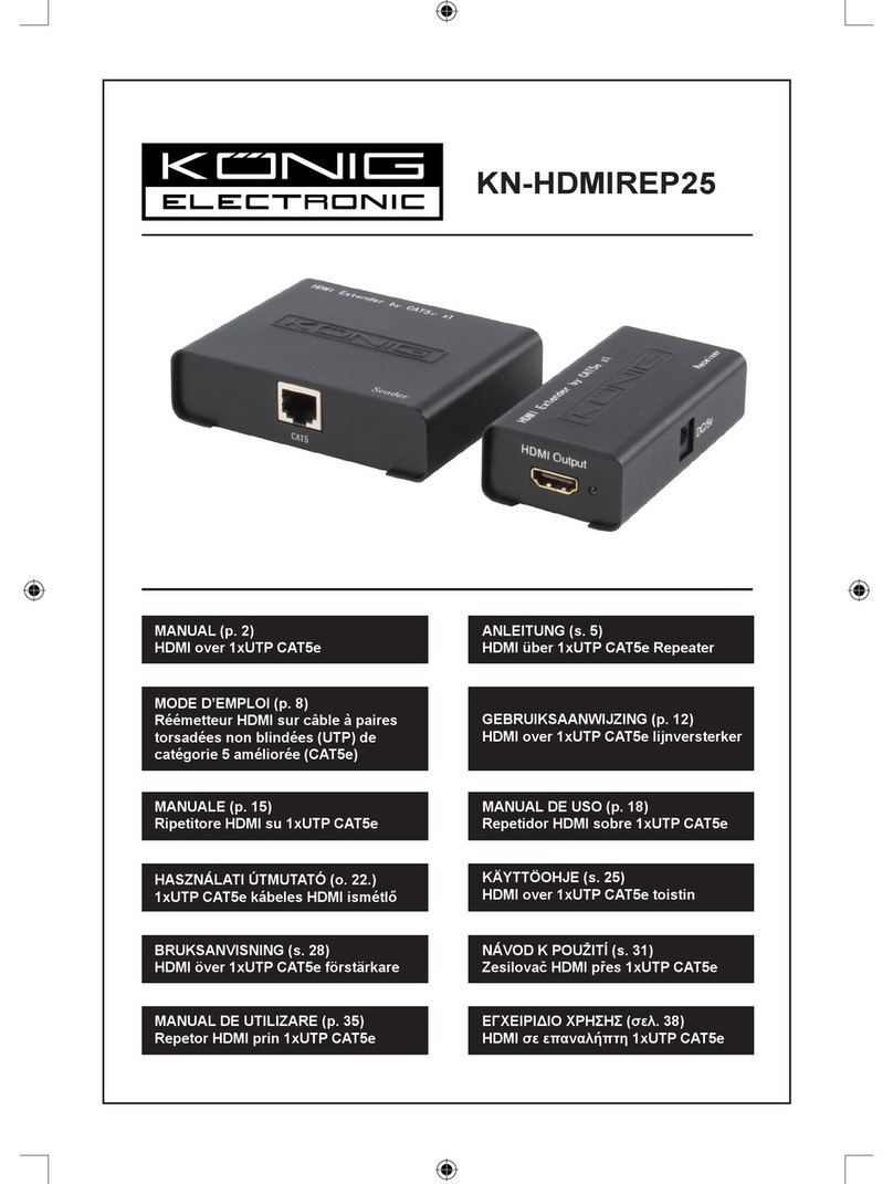Konig KN-HDMIREP25 user manual
