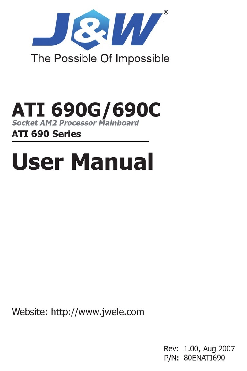 J&W ATI 690G User manual