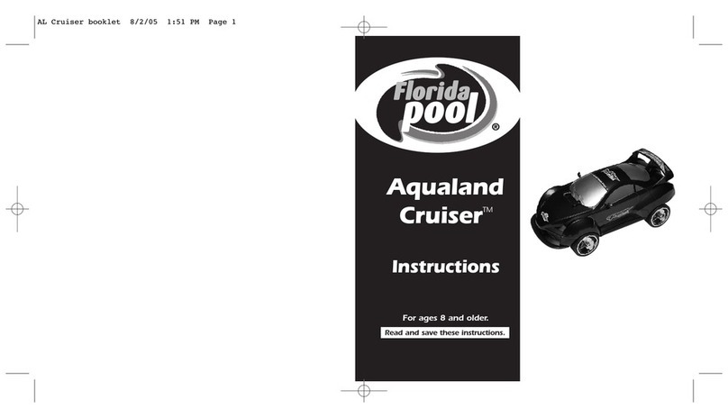 Florida Pool Aqualand Cruiser instruction manual