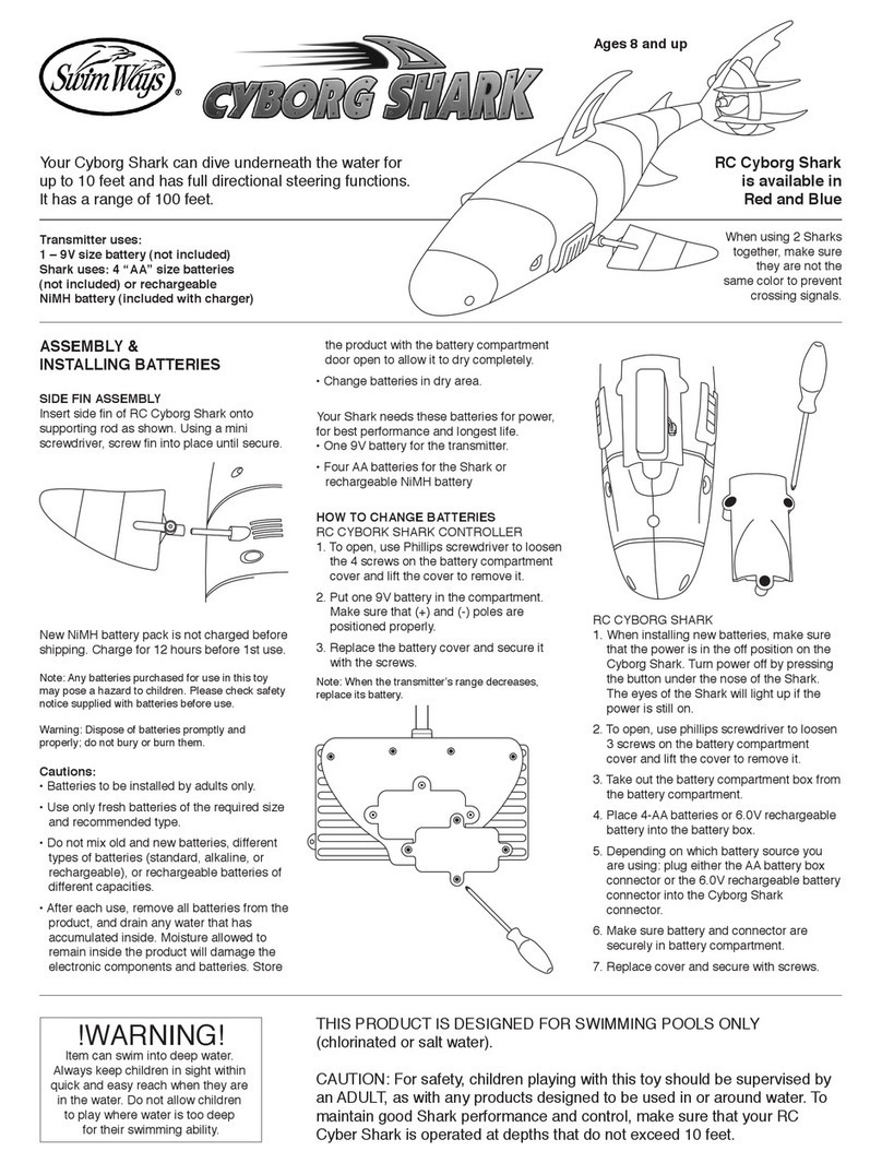 SwimWays Cyborg Shark user manual
