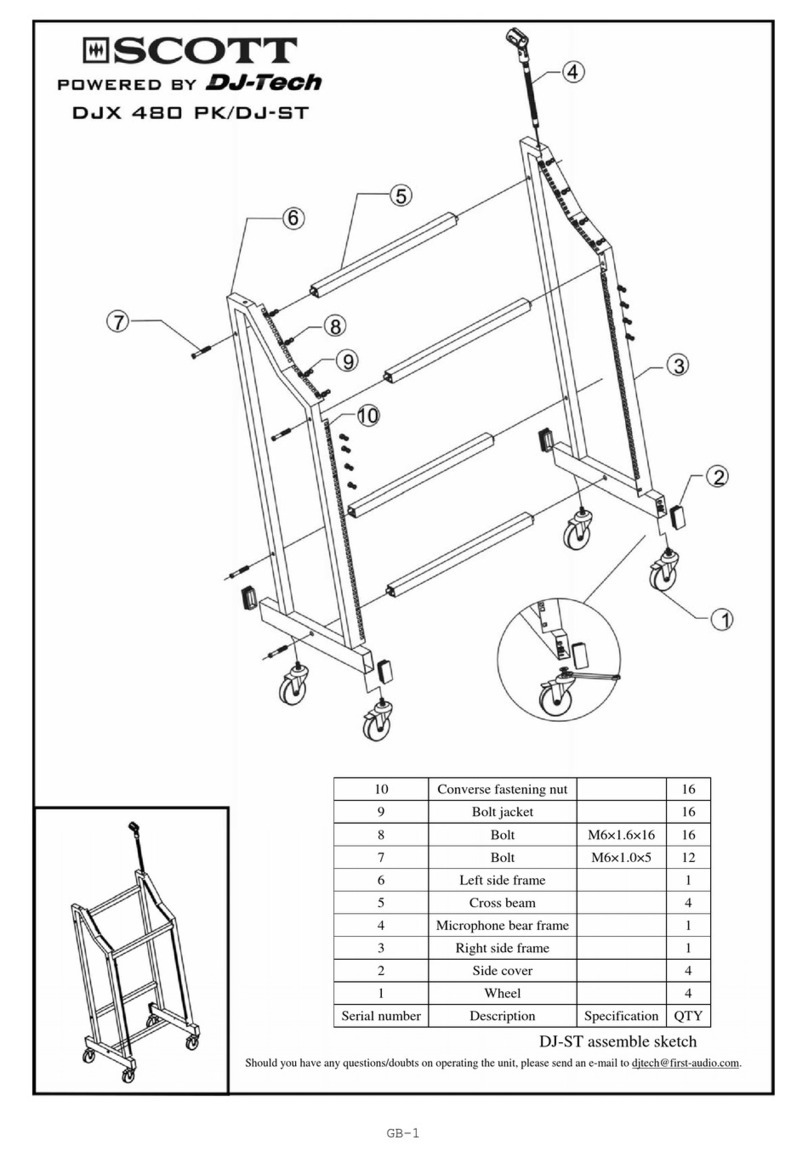 Scott DJX 480 PK user manual