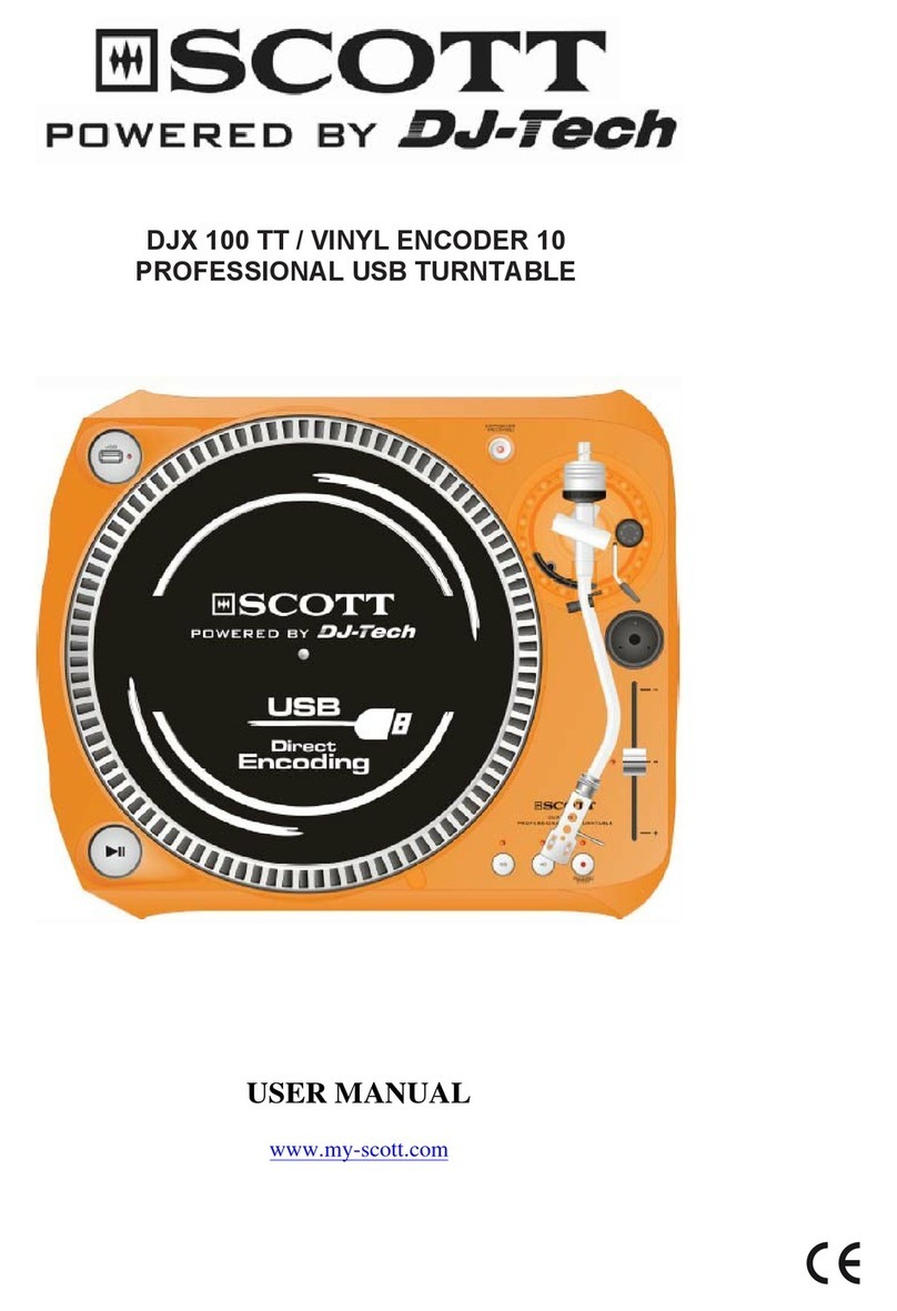 Scott VINYL ENCODER 10 user manual
