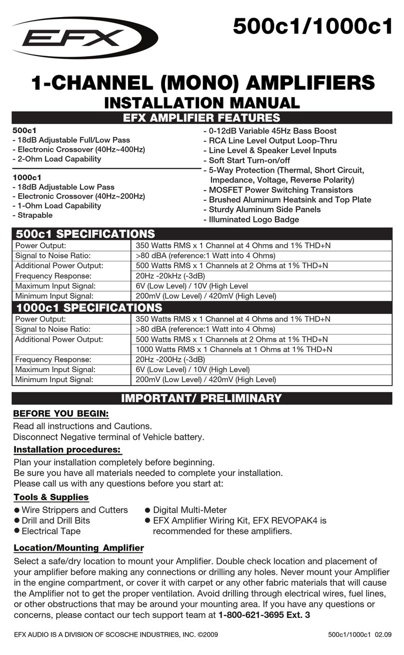 EFX 500c1 installation manual