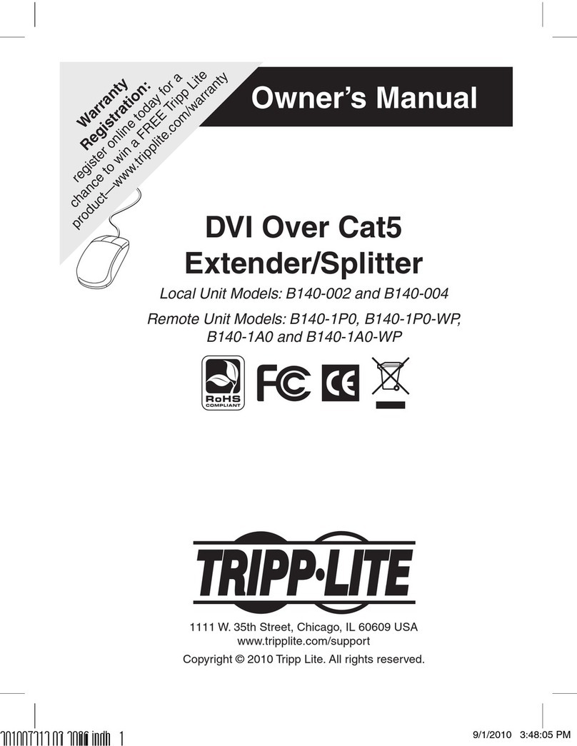 Tripp Lite : B140-002 owner's manual
