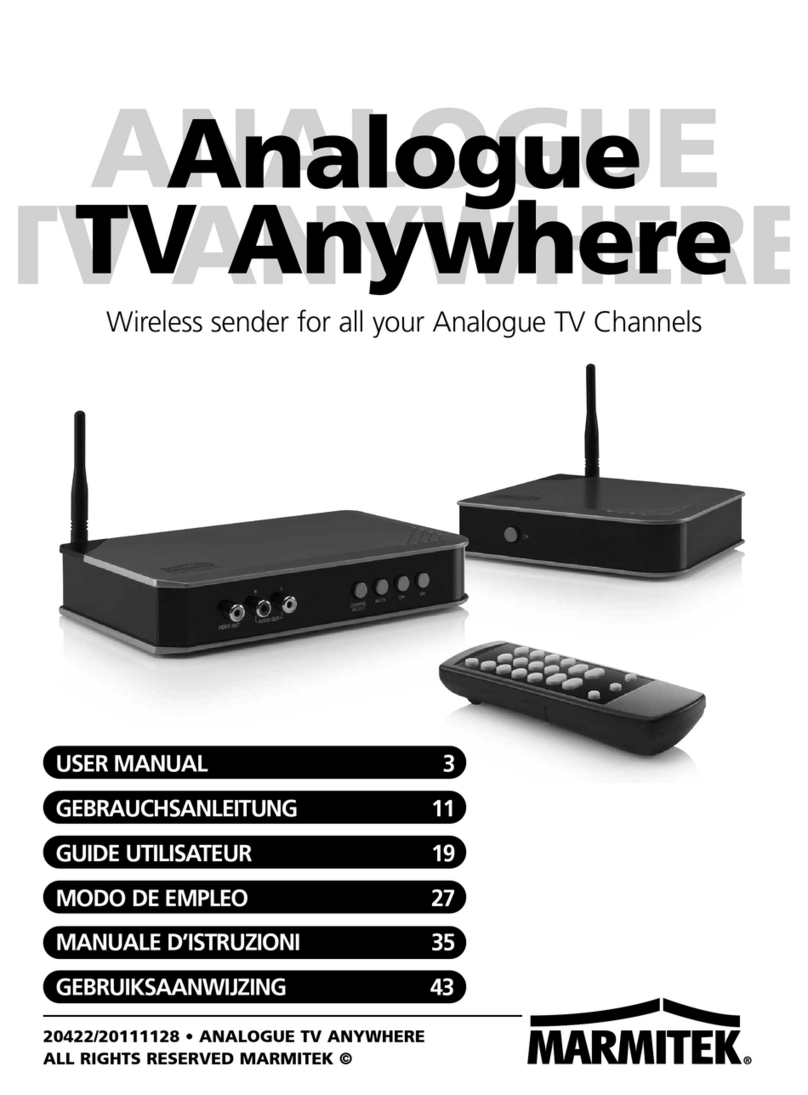 Marmitek TV Anywhere 5.8GHz user manual