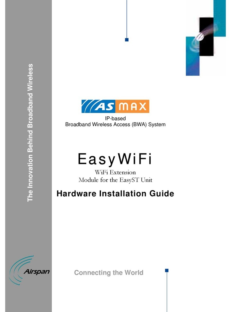 Airspan EasyWiFi Hardware installation guide Airspan EasyWiFi Hardware installation guide