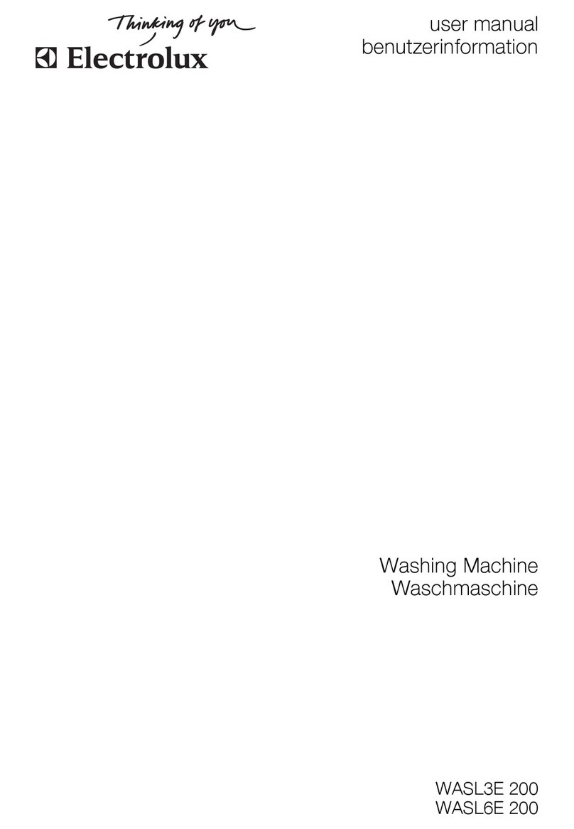 Electrolux WASL3E 200 User manual