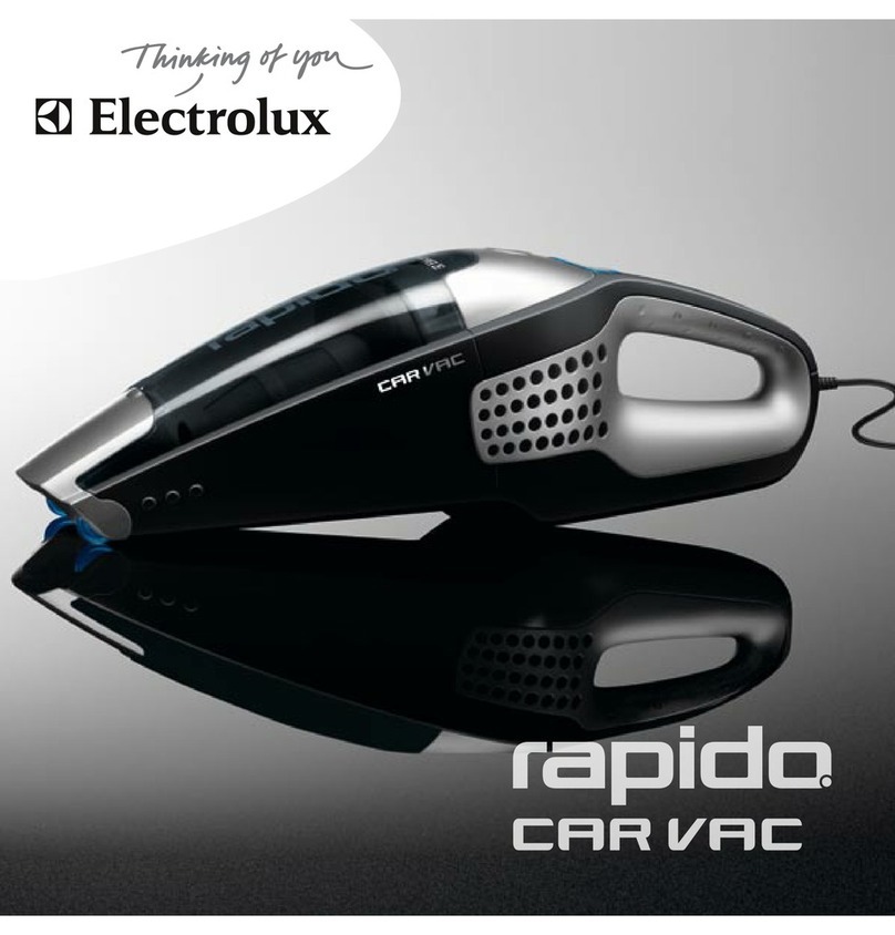 Electrolux RAPIDO CAR VAC ZB412C User manual