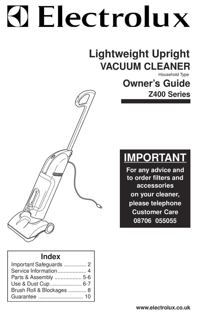 Electrolux Z400 Series User manual