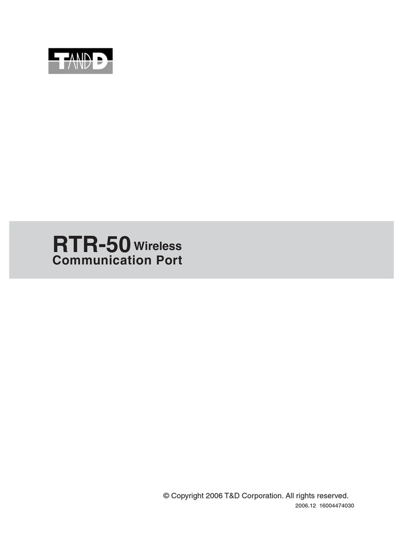 T&D RTR-50 manual