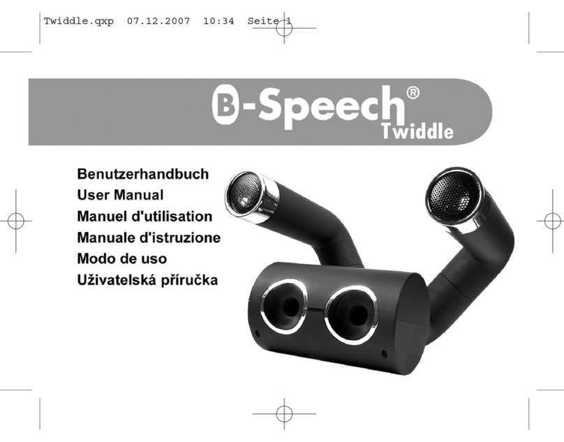 B-Speech Twiddle user manual