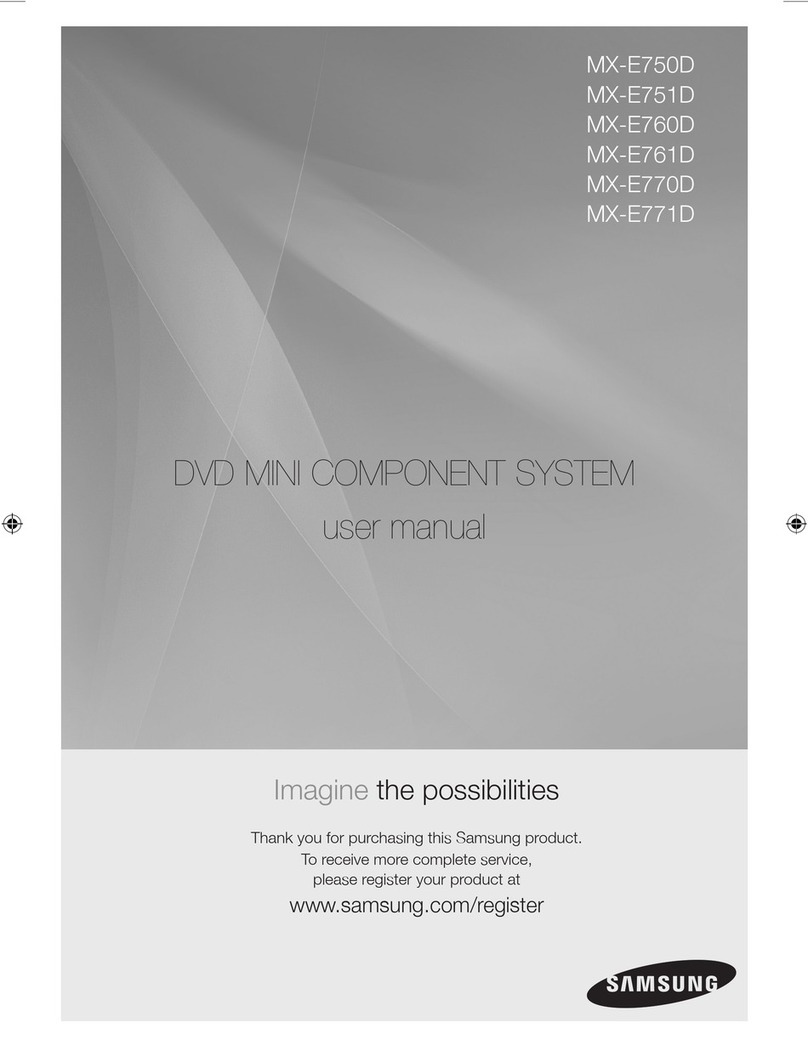 Samsung MX-E750D user manual