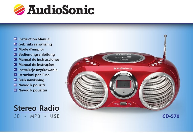 AudioSonic CD-570 User manual