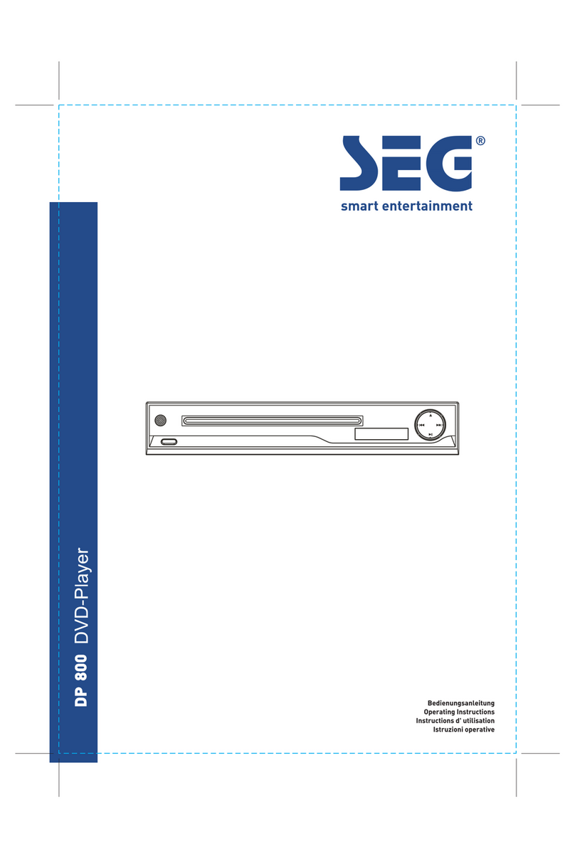 Seg DP 800 User manual