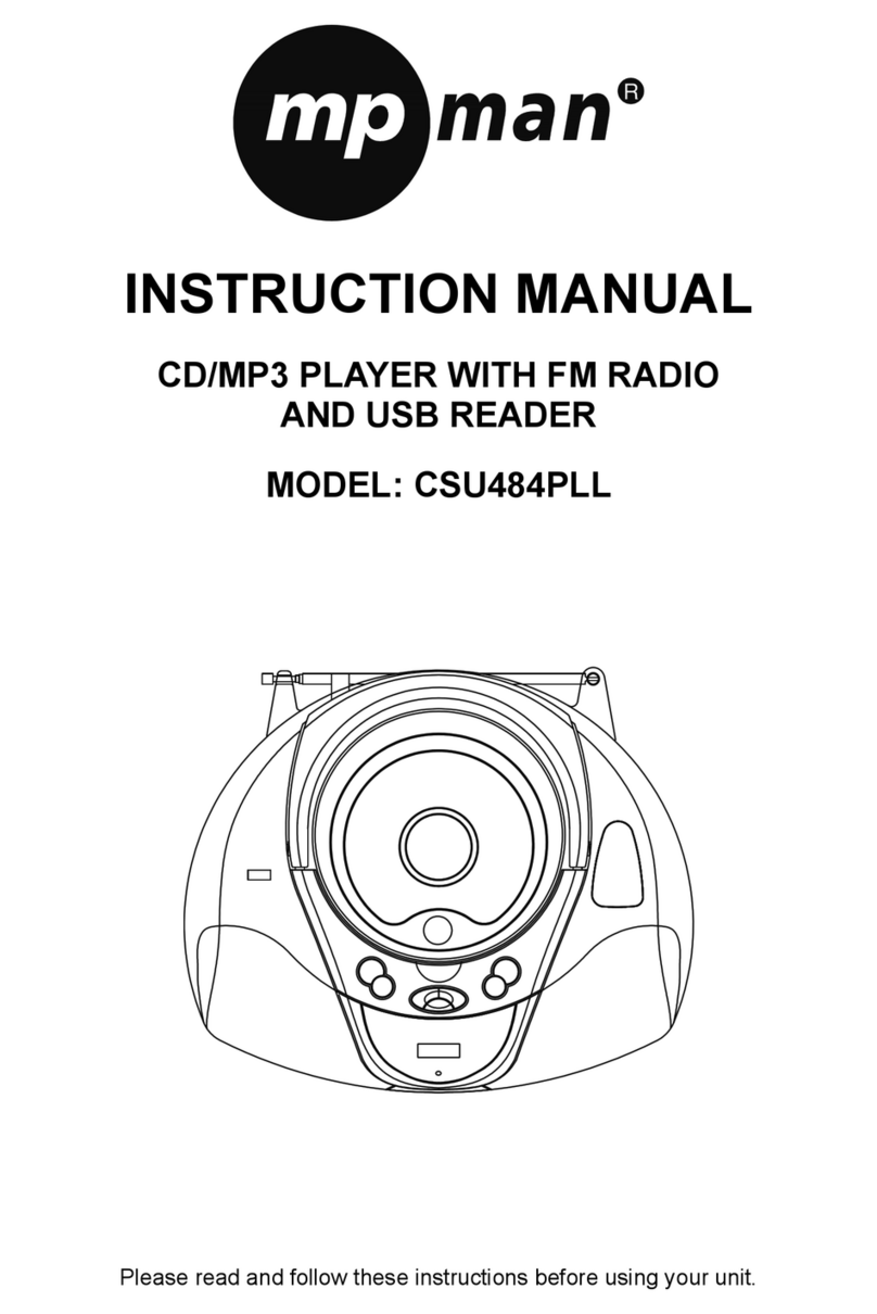 MP-Man CSU484PLL instruction manual