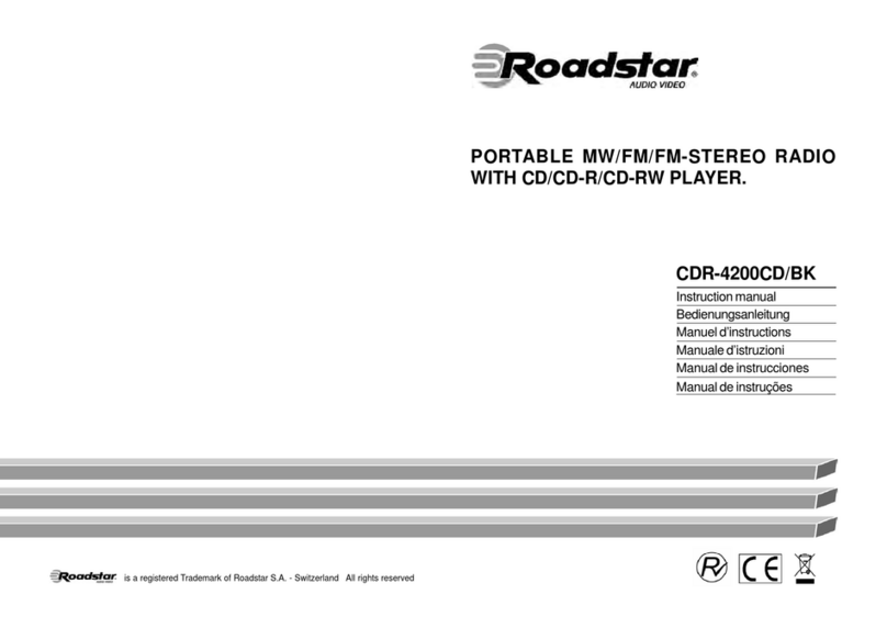 Roadstar CDR-4200CD User manual