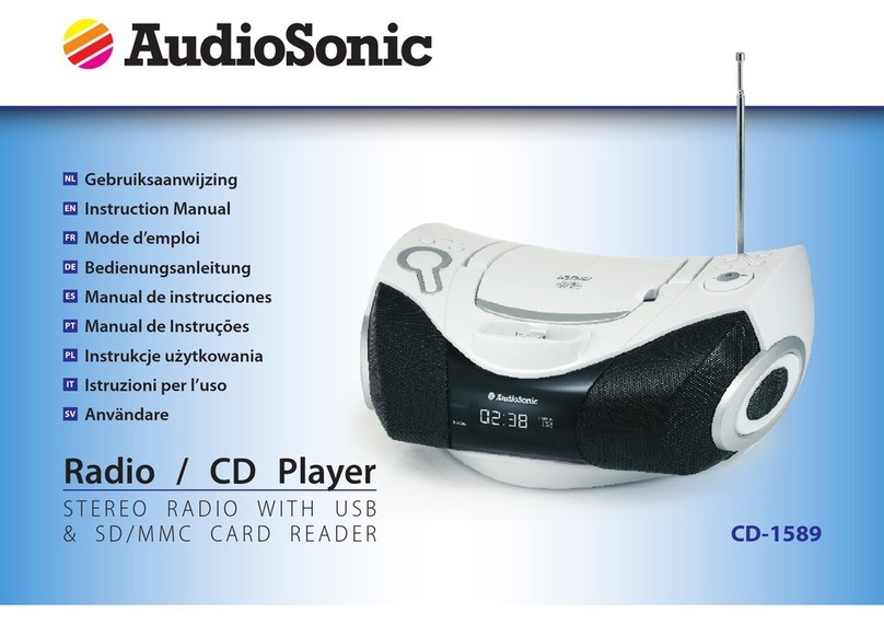 AudioSonic CD-1589 User manual