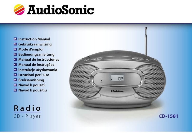 AudioSonic CD-1581 User manual