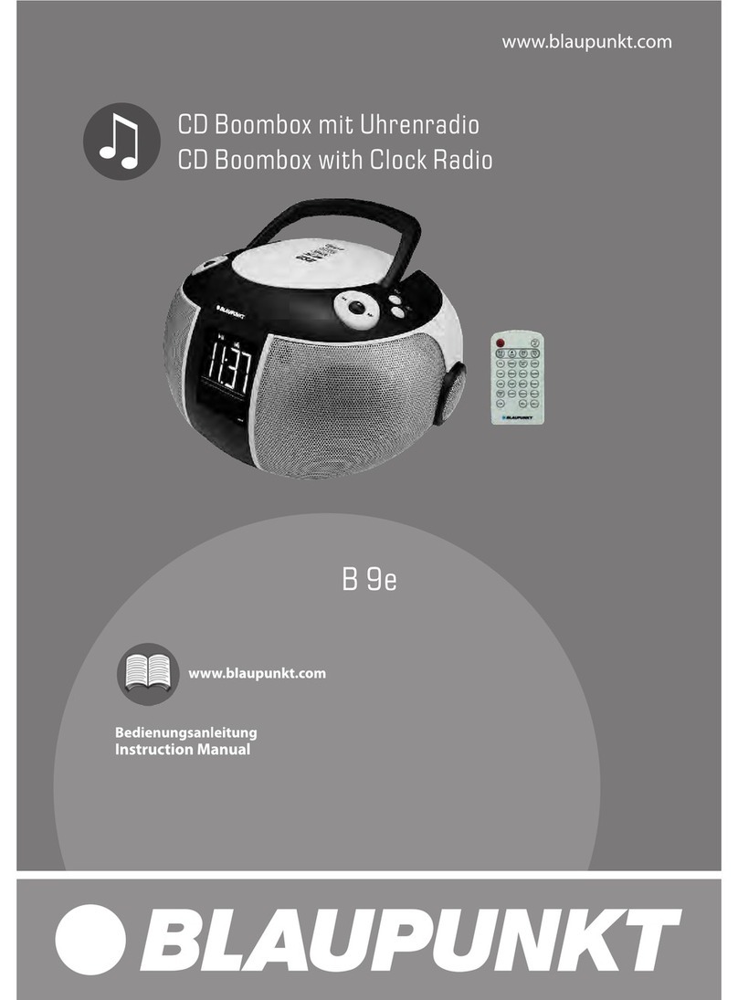 Blaupunkt B 9e User manual