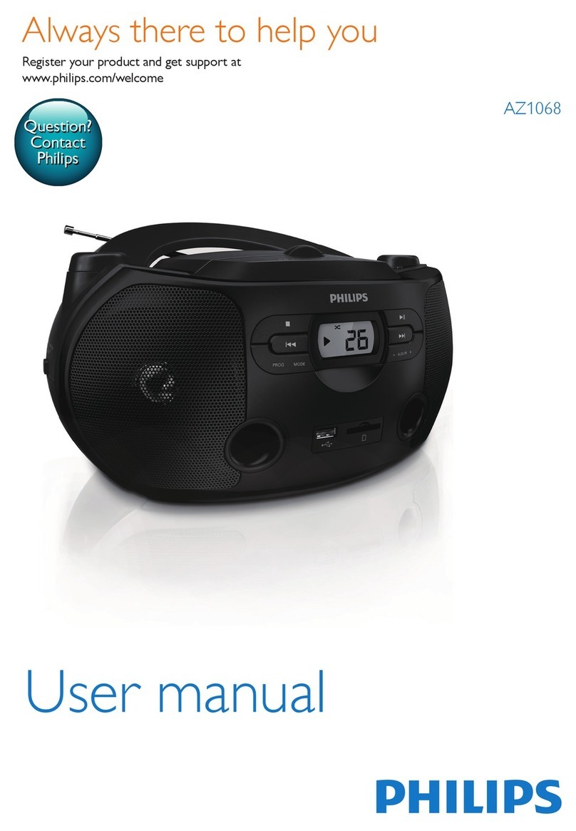 Philips AZ1068 User manual