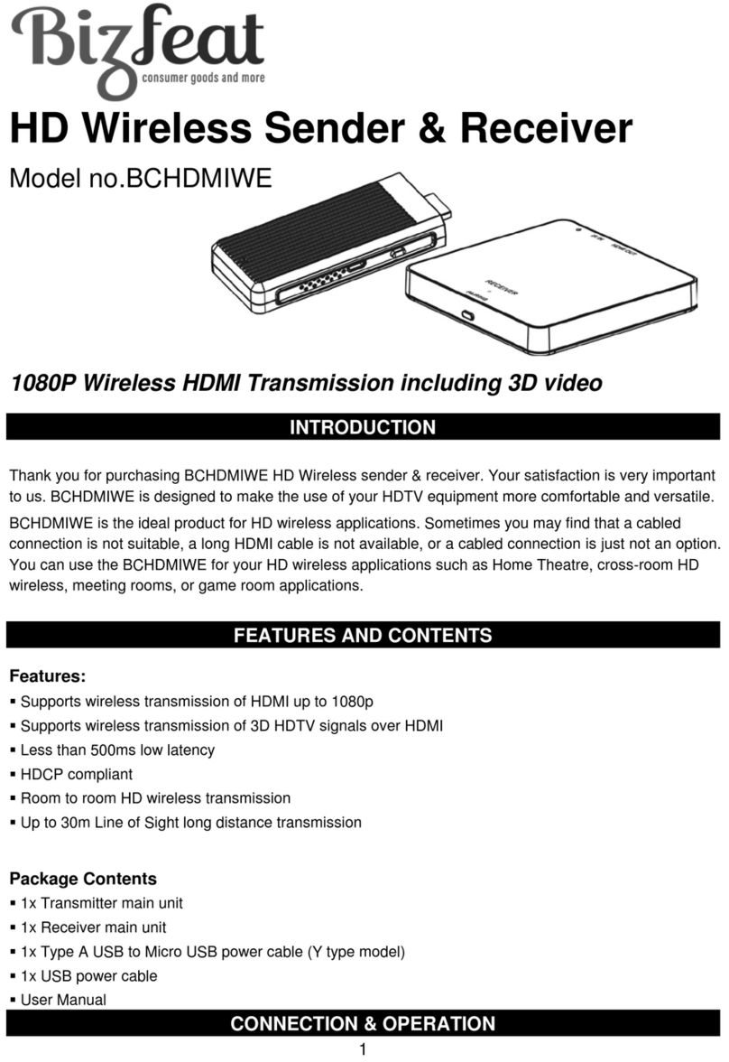 Bizfeat BCHDMIWE User manual