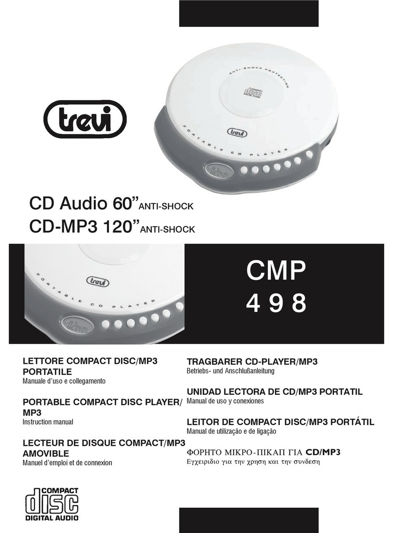 Trevi CMP 498 instruction manual