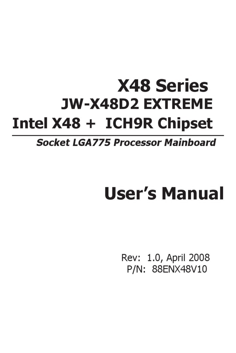J&W X48 Series User manual