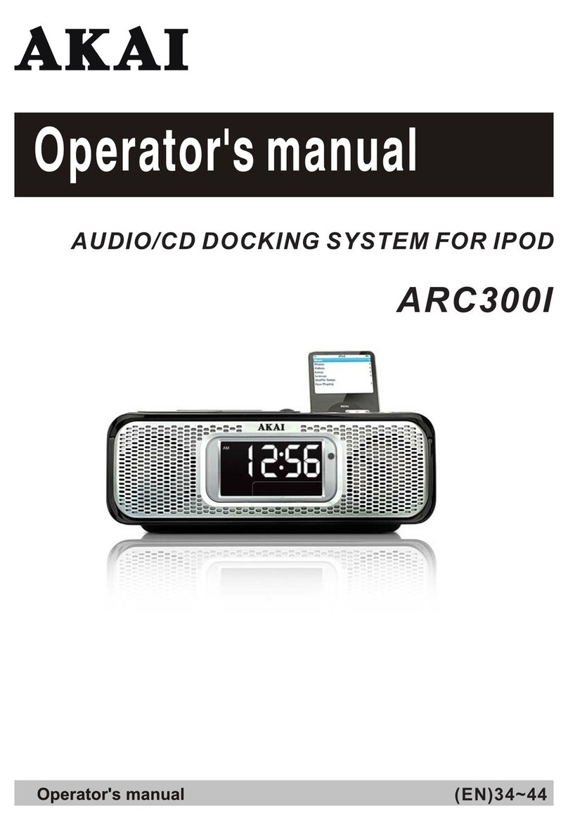 Akai ARC300I User manual