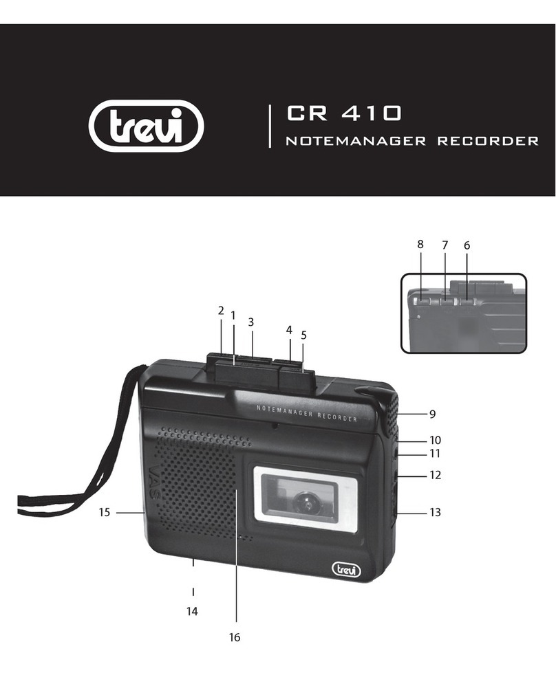 Trevi CR 410 Notemanager user manual