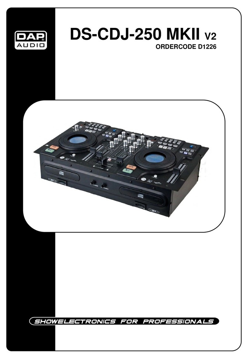 DAPAudio DS-CDJ-250 MKII User manual
