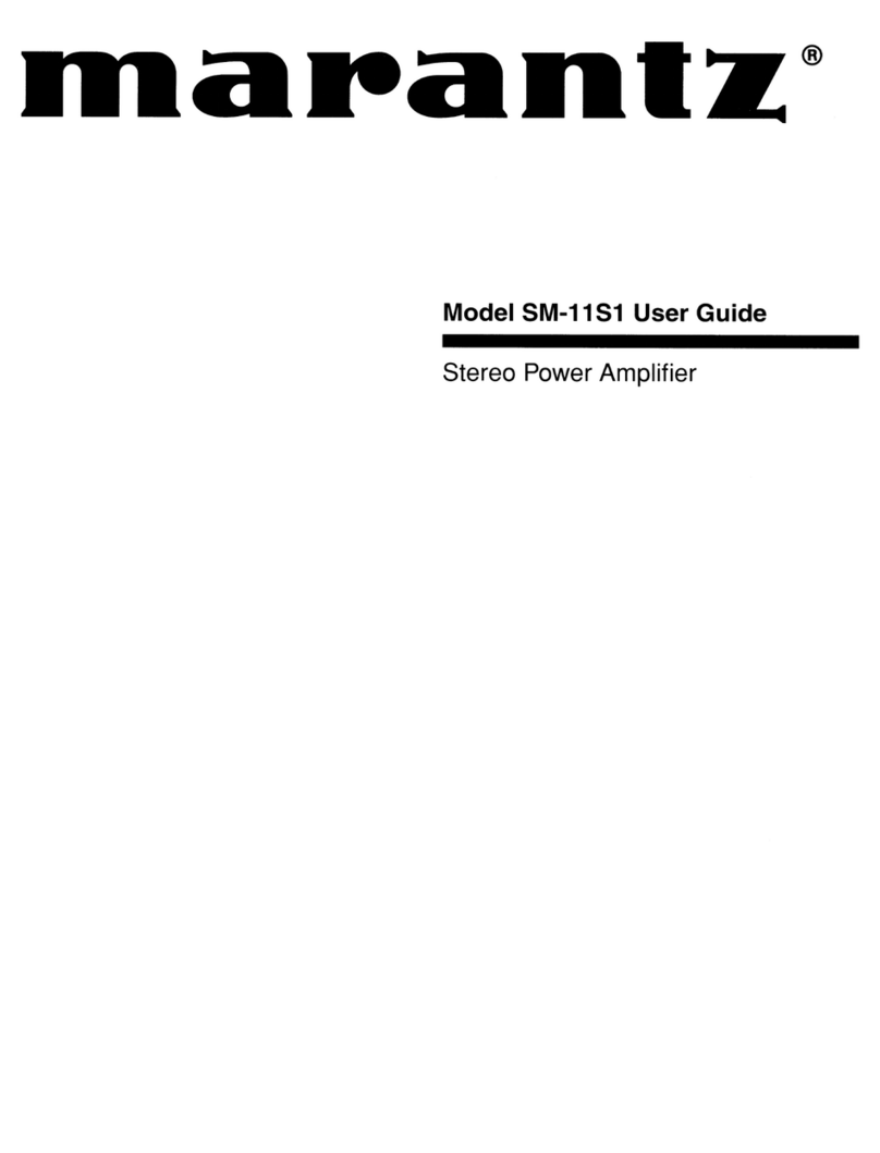 Marantz SM-11S1 user guide