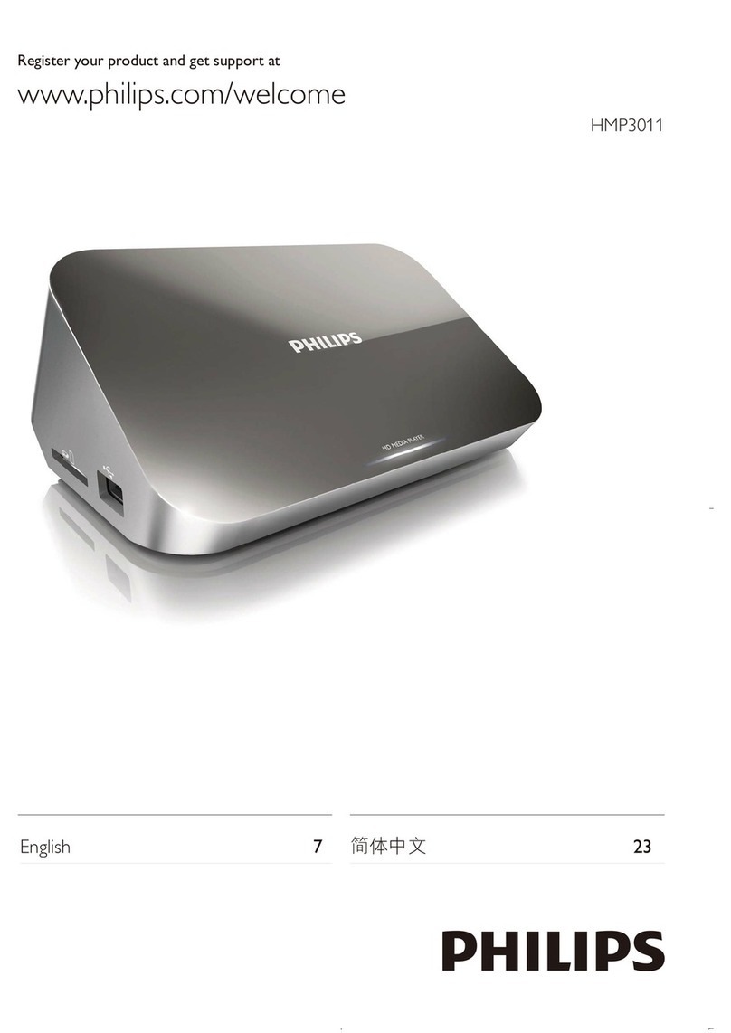 Philips HMP3011 User manual